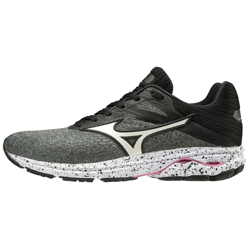 Sapatilhas Running Mizuno WAVE RIDER 23 - Mulher - Cinzentas/Branco/Pretas - KQSWP6450